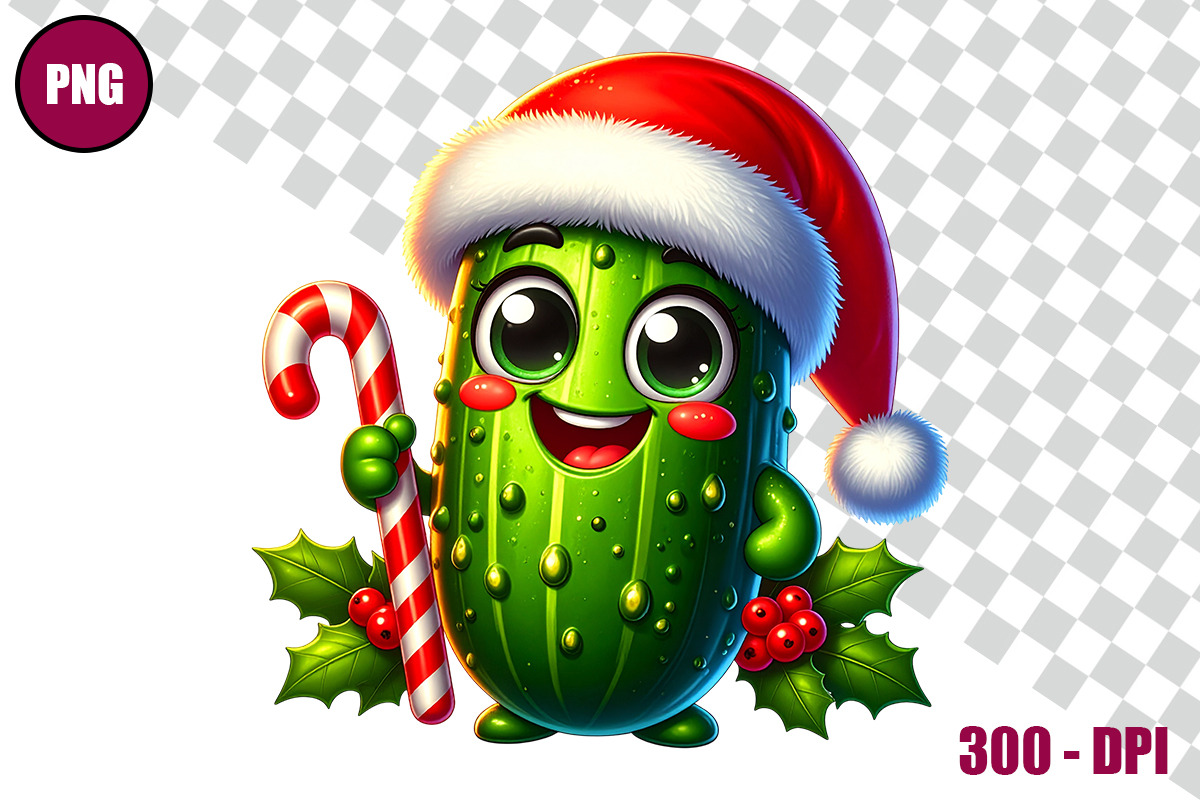Christmas Pickles Clipart Bundle, a Decorative Illustration by taramija (Photo 5 of 26)