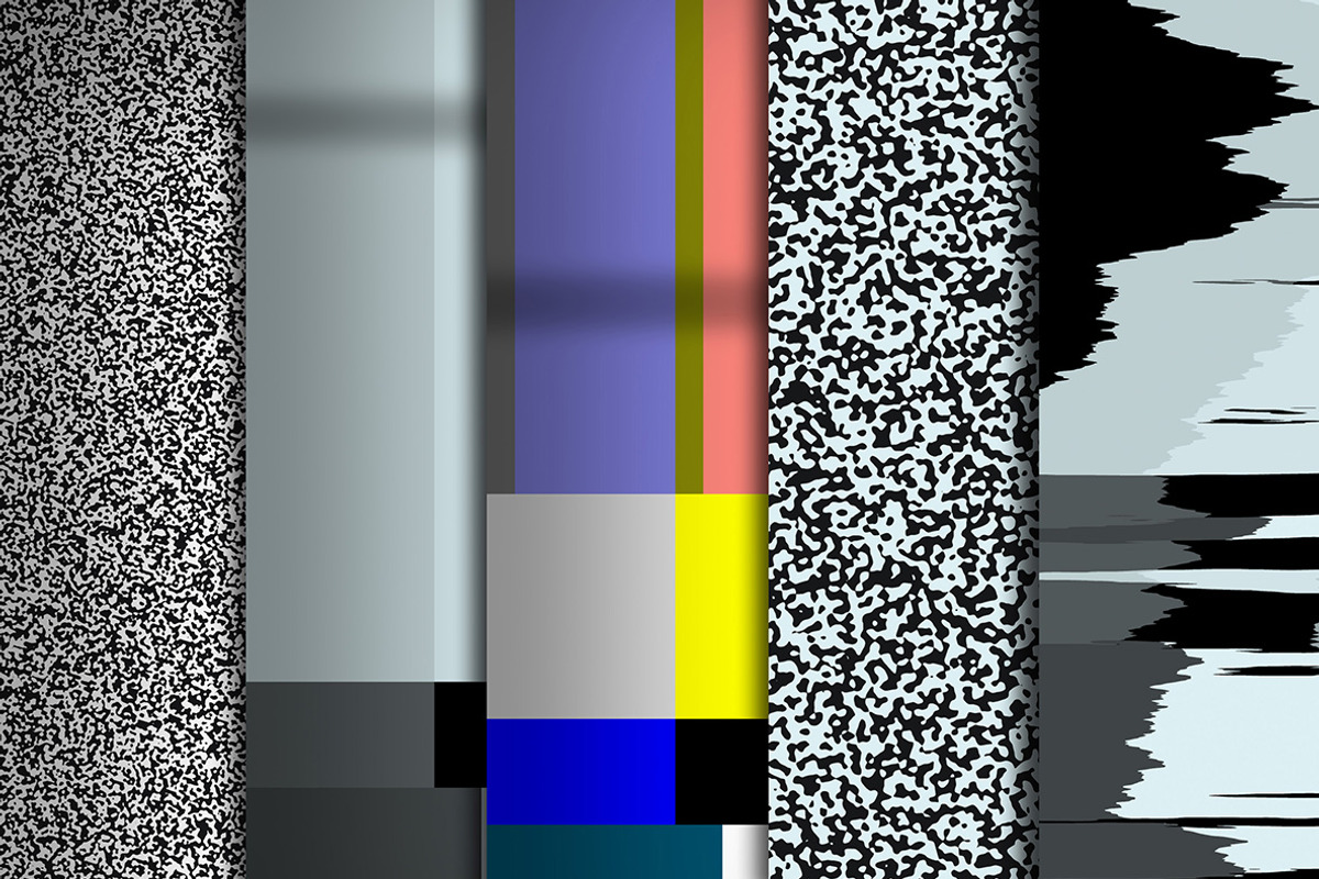 Tv Glitch Textures, a Background Graphic by dotstudio (Photo 3 of 8)