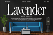 Lavender – Modern Serif Font, a Serif Font by overlaytemplates (Thumbnail 1 of 5)