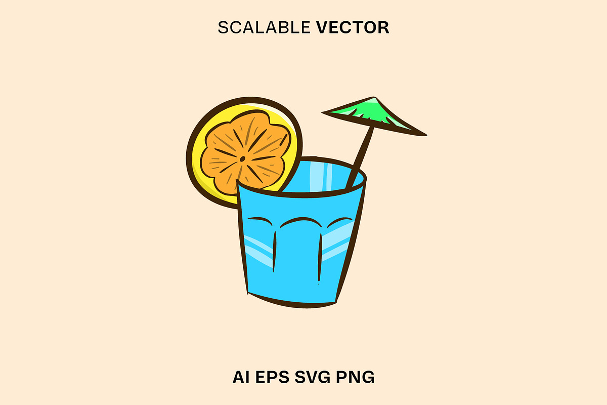 Summer Vector Illustration, an Illustration by TheTrueStroke (Photo 9 of 12)