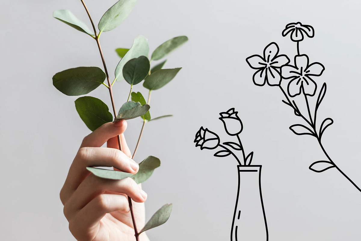 60 Plant & Floral Icons - Flower, an Outline Icon by Hatch Design Workshop (Photo 3 of 11)