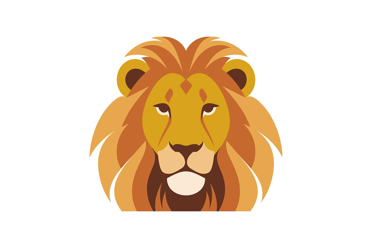 Royal Lion Head Cartoon Clipart, an Object Graphic by jahid234 (Photo 16 of 16)