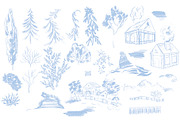 CHRISTMAS IN BLUE, an Object Graphic by Knopazyzy (Thumbnail 12 of 13)