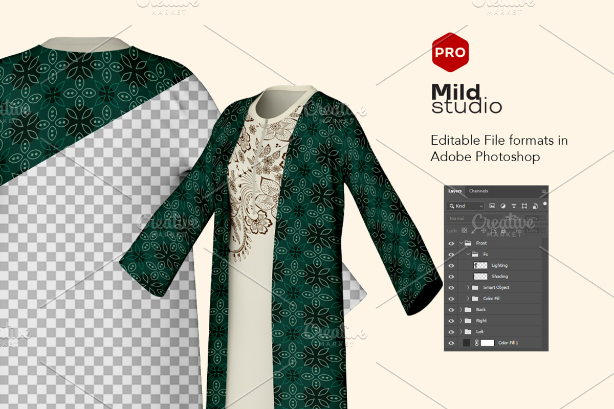 Women Long Dress Mockup v23, a Shirt Mockup by Mildstudio (Photo 8 of 10)