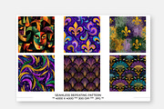 Mardi Gras Designs, a Pattern Graphic by karenfoleyphoto (Thumbnail 2 of 6)