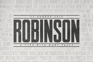 Robinson Typeface