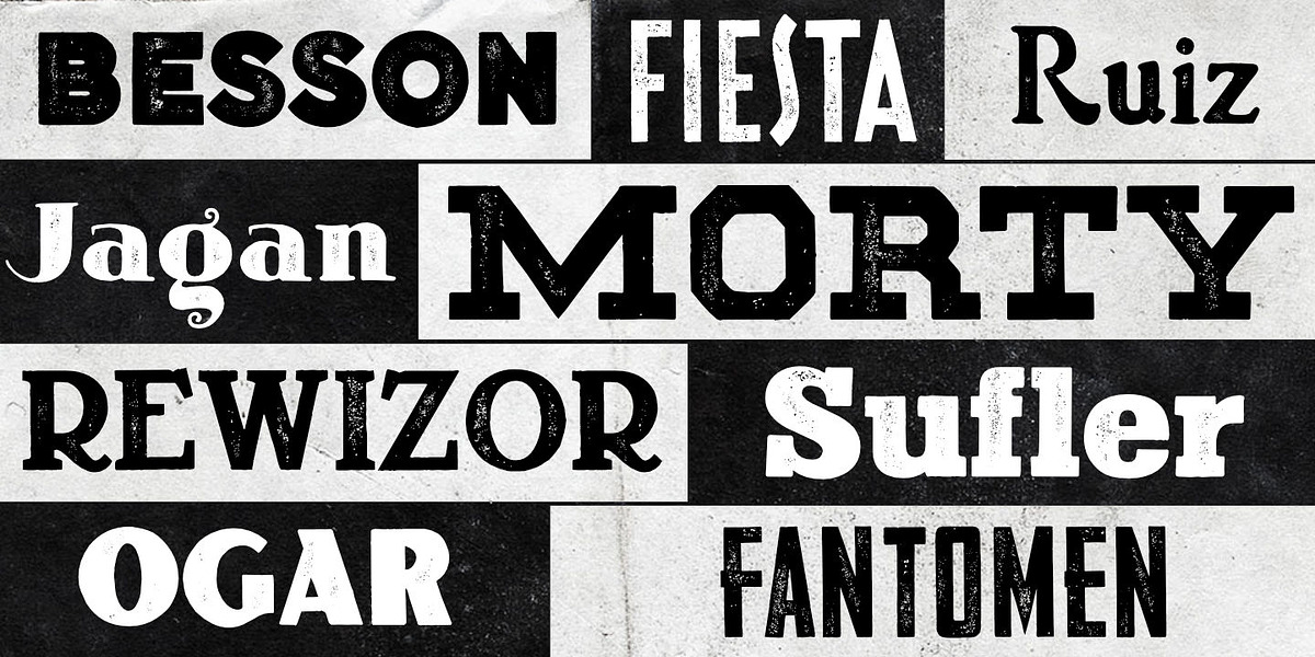 Vintage Fonts Collection, a Sans Serif Font by GRIN3 (Nowak) (Photo 4 of 8)