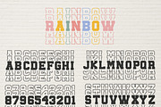 College Font- Sporty Design, a Slab Serif Font by MaxArt Foundry (Thumbnail 8 of 9)