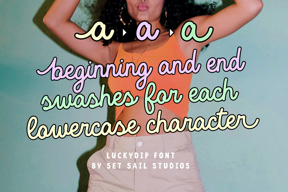 Luckydip Smooth Script Font, a Script Font by Sam Parrett (Photo 4 of 8)