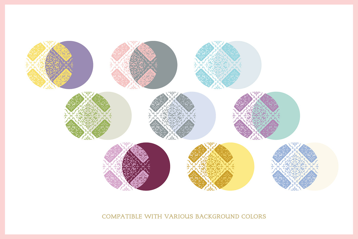 Cottagecore Pattern 5 Romantic Tiles, a Pattern Graphic by Euonia Meraki (Photo 7 of 13)