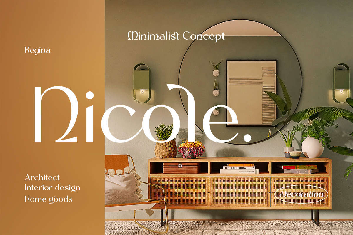 Kegina - Font Family, a Sans Serif Font by Attract Studio (Photo 3 of 18)
