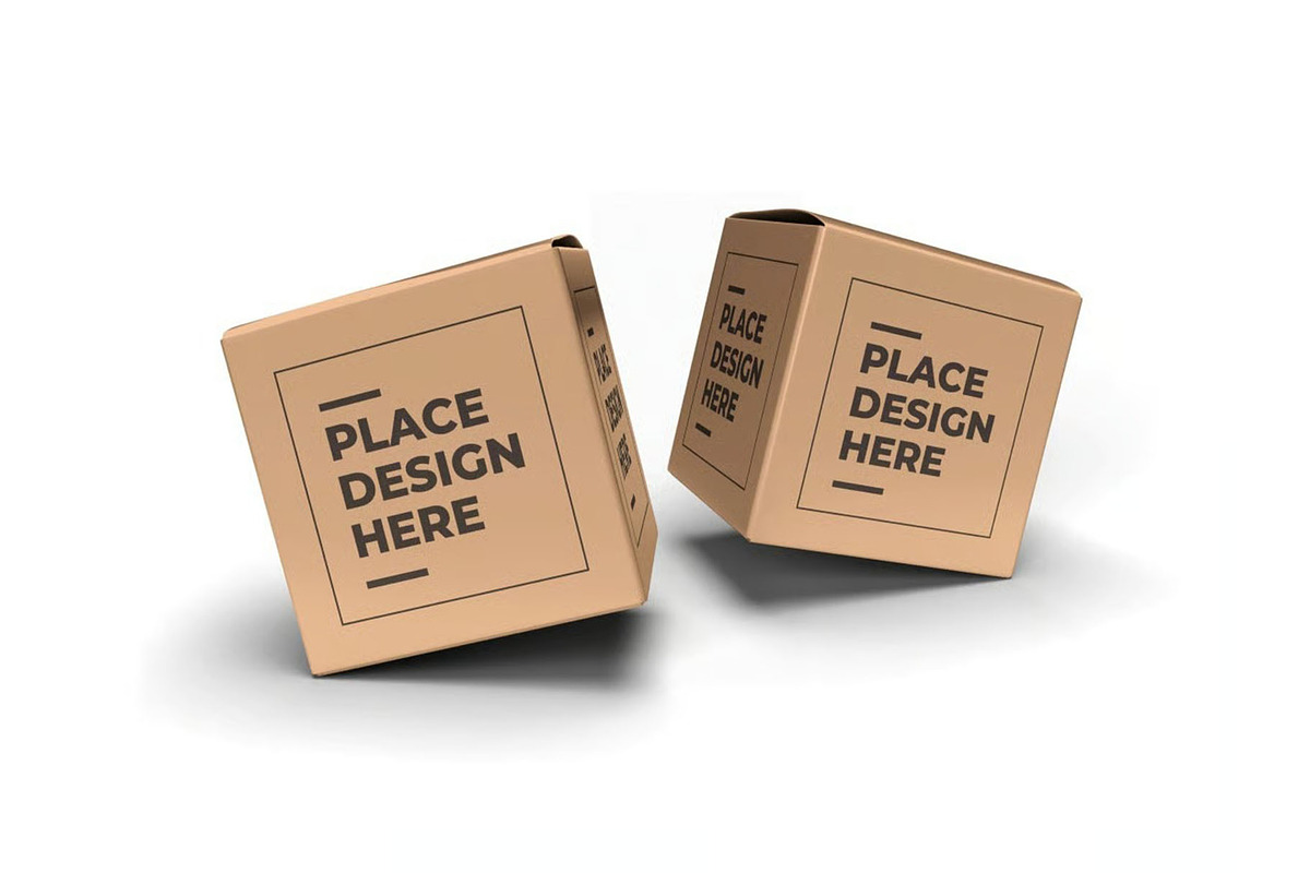 Square Box Packaging Mockup Template, a Packaging Mockup by DesignRushMarket (Photo 10 of 11)