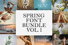 Spring Font Bundle Vol.1