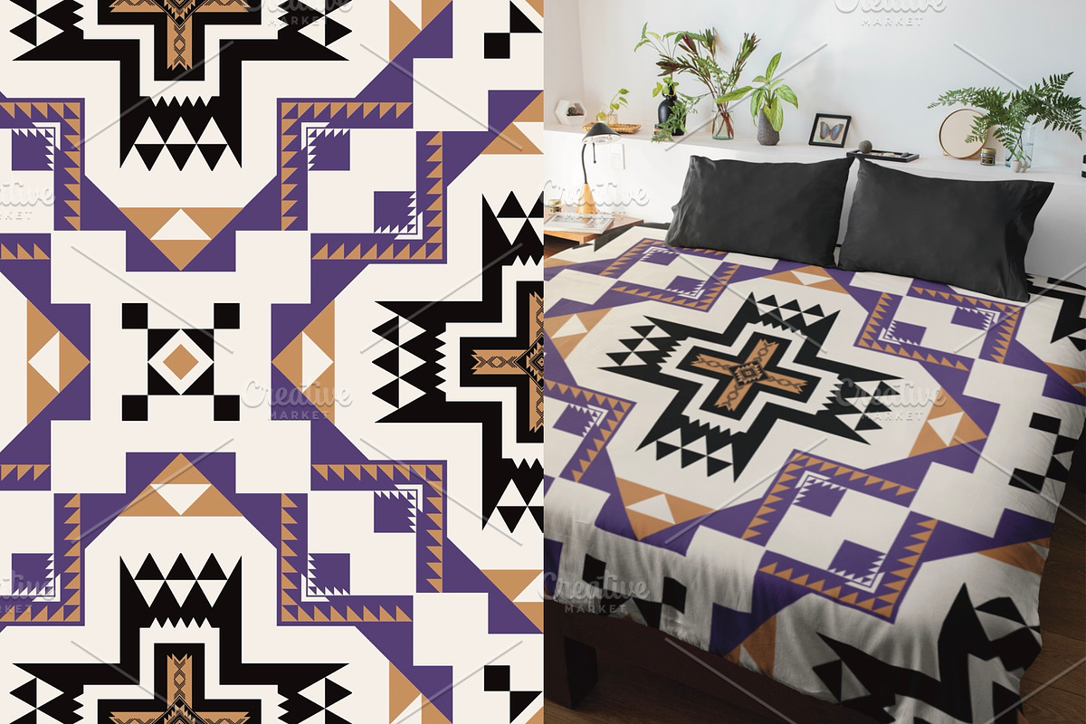 Colorful Native American Pattern, a Pattern Graphic by PPEthnicDecorPattern (Photo 9 of 9)