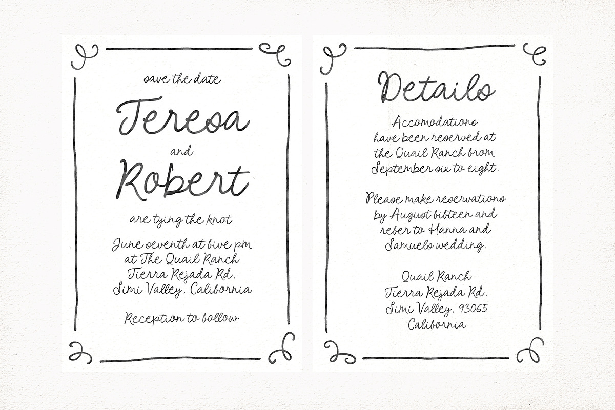 Petite Cherie Handwritten Script, a Handwritten Font by Pink Coffie (Photo 12 of 13)