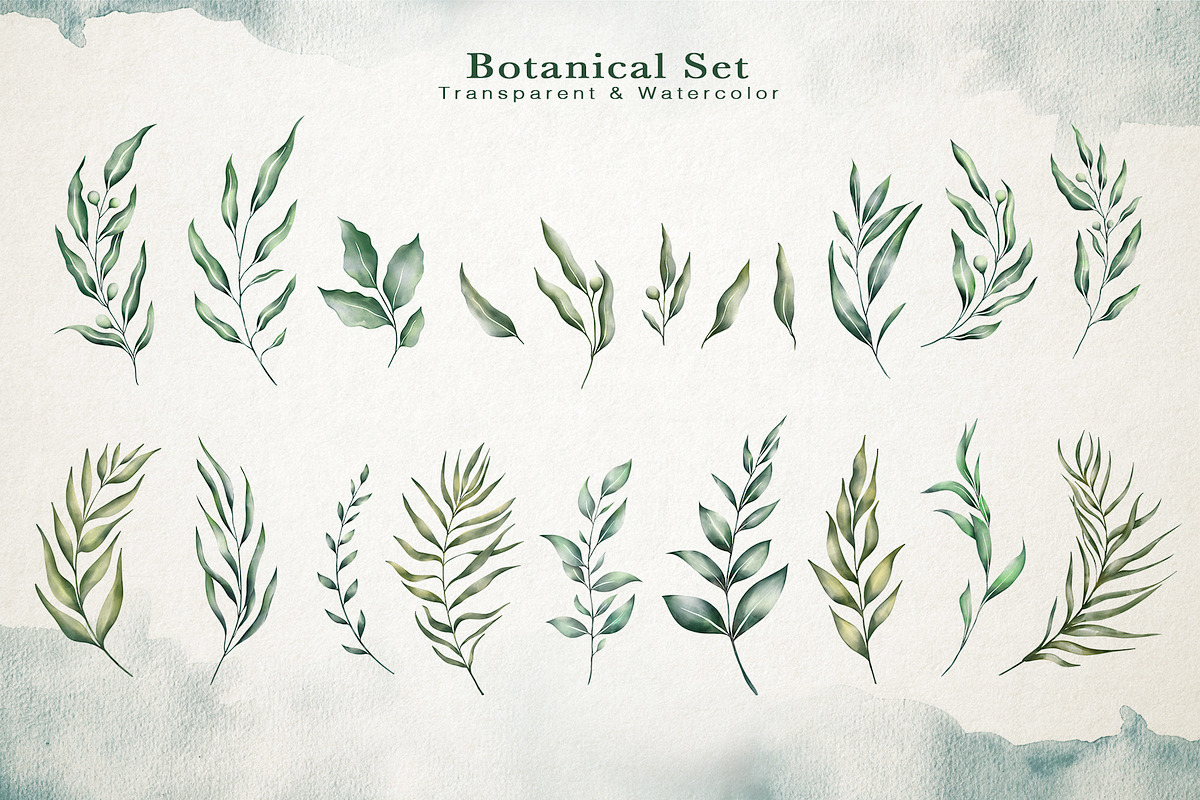 Watercolor & Gold Leaf Branch, a Decorative Illustration by Papatongartist (Photo 7 of 12)