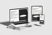 Realistic Multi Devices Mockup PSD, a Mac Mockup by MA-KING_ART (Thumbnail 3 of 3)