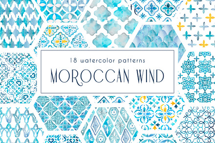 MOROCCAN WIND seamless pattern