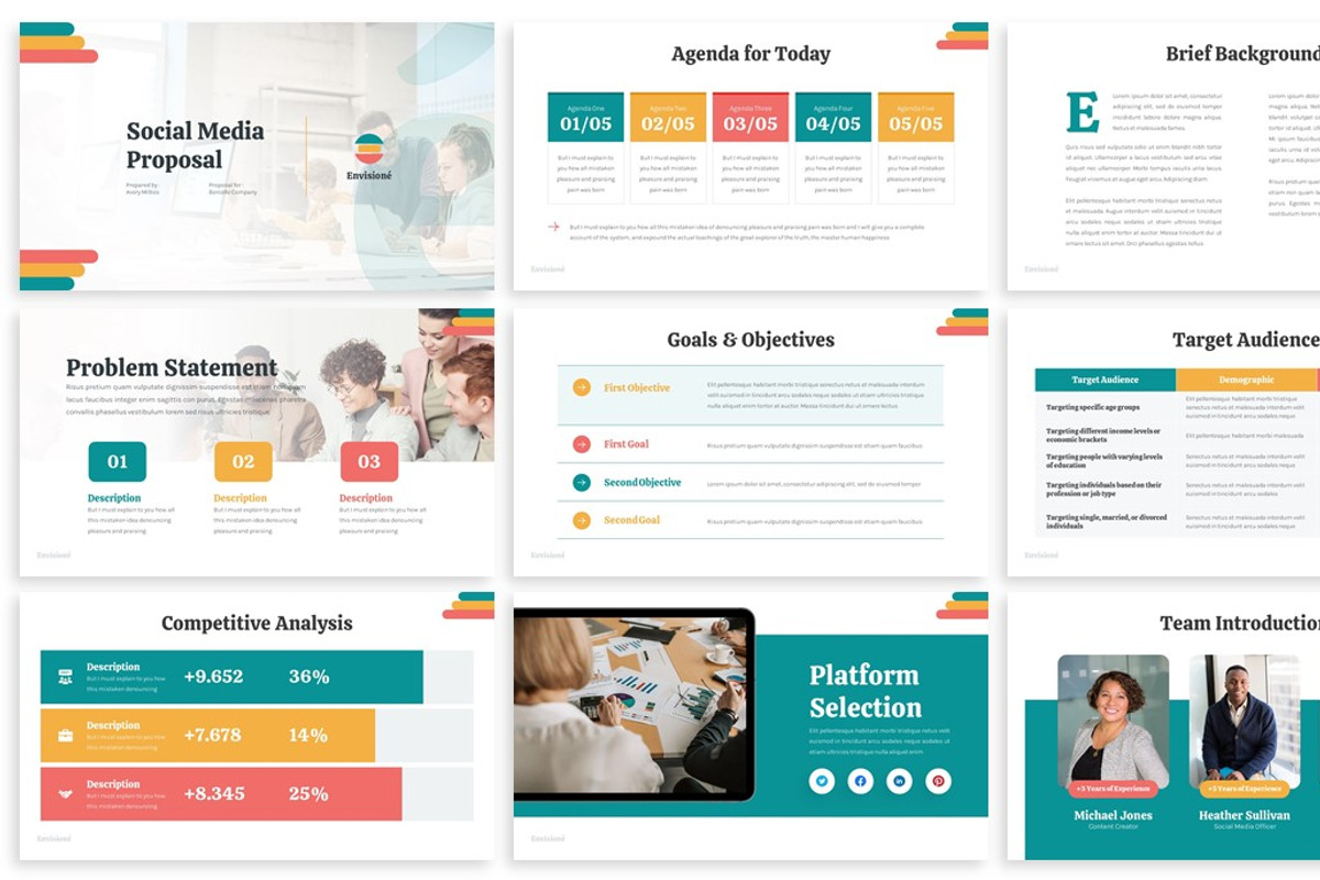 Envisione - Social Media Keynote, a Presentation Template by SlideFactory (Photo 2 of 4)