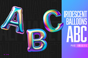 3D Iridescent Type - 26 PNG Letters, an Object Graphic by MP Vault (Thumbnail 1 of 2)