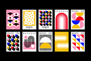 40 Bauhaus Posters Vector Set, a Poster Template by PixelMind (Thumbnail 6 of 8)