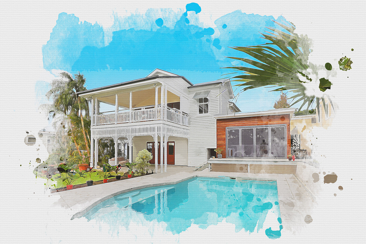 Artistic Watercolor Paint Effect, an Action Add-On by liptouse (Photo 6 of 9)