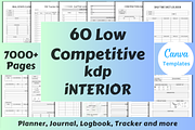 60 Low Competitive KDP Interior, a Print Template by Book2bees (Thumbnail 1 of 14)