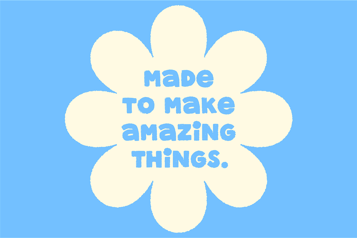 Super Curious - Textured Retro Font, a Font by Studio Funshop by Kelli (Photo 6 of 14)