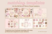Bakery Business Card Templates, a Stationery Template by Hell Yeah Designs (Thumbnail 8 of 8)