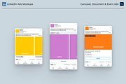 LinkedIn Ads Mockups, a Social Media Template by lprdesigns (Thumbnail 3 of 6)