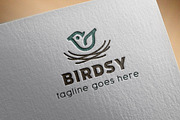 Bird Nest Nature Vector Logo, a Branding & Logo Template by GladicMonster (Thumbnail 1 of 14)