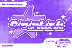 Digistick - Y2K Font