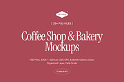 Coffee Shop & Bakery Mockups, a Mockup by Vitora Mockup (Thumbnail 3 of 20)