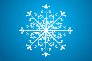 Christmas Snowflake Set Vector