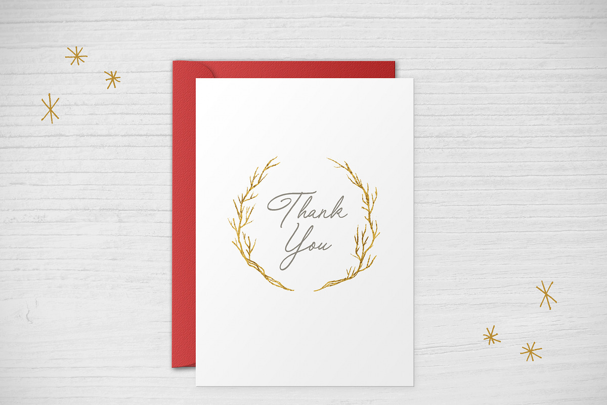Christmas Card PSD Mockup, a Print Template by Caby (Photo 3 of 4)