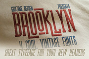 Brooklyn Typeface, a Font by Cruzine (Thumbnail 4 of 5)
