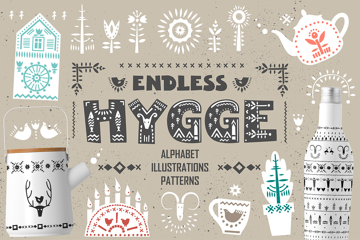 Endless Hygge - Graphic collection, an Animal Illustration by Struvictory.art (Photo 1 of 10)