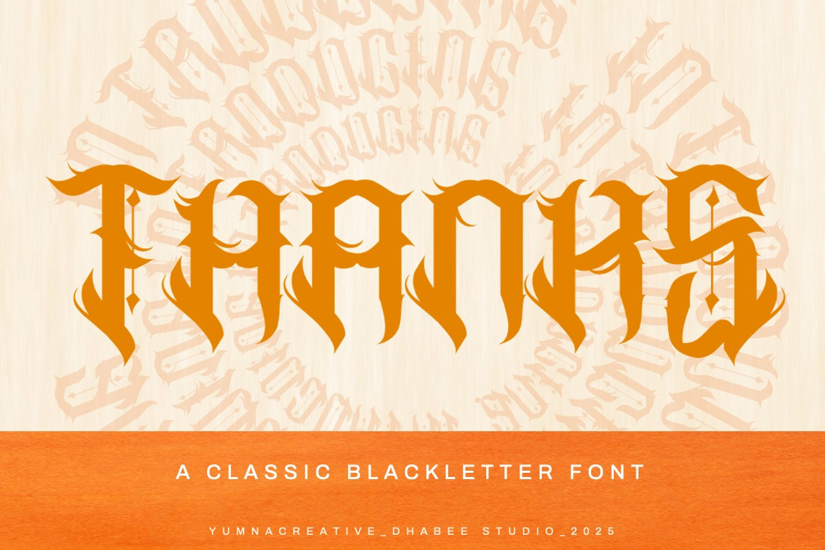 Heavinus - Classic Blackletter Font, a Blackletter Font by Dhabee (Photo 6 of 15)