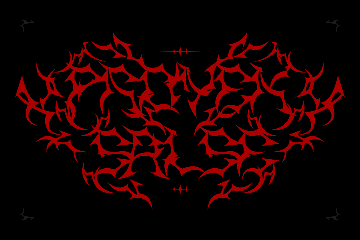 Distorsica, a Blackletter Font by Yktypstd (Photo 8 of 10)