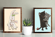 Mother's Day (mamas and babies), an Animal Illustration by Paper Doll Pets (Thumbnail 3 of 6)