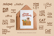 Cat stickers. Vector set. + Pattens., a Pattern Graphic by anna khramtsova (Thumbnail 8 of 14)
