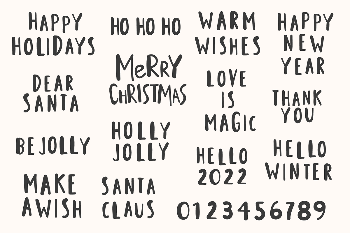 Dear Santa. Christmas collection, a Decorative Illustration by cutelevindesign (Photo 6 of 12)