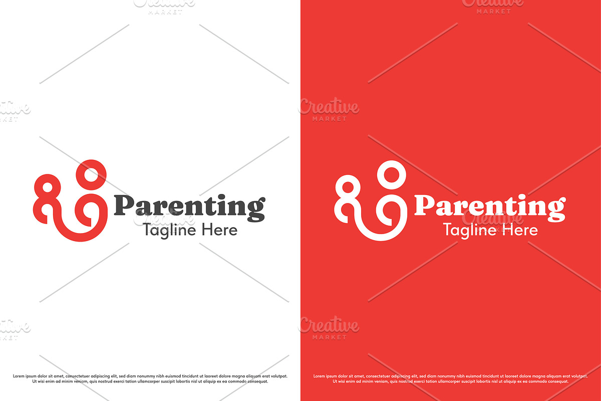 Parenting Child Logo Design Template, a Branding & Logo Template by Morvana Crew
