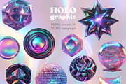 Holographic Iridescence shapes, an Object Graphic by NNclipart (Thumbnail 6 of 10)