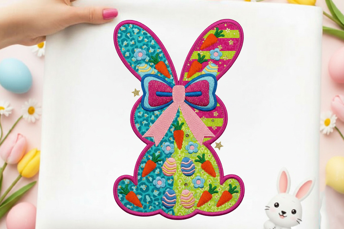 Easter Bunny Faux Yarn Png,Happy, an Illustration by Designking (Photo 5 of 6)