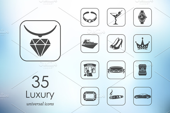 35 Luxury Icons