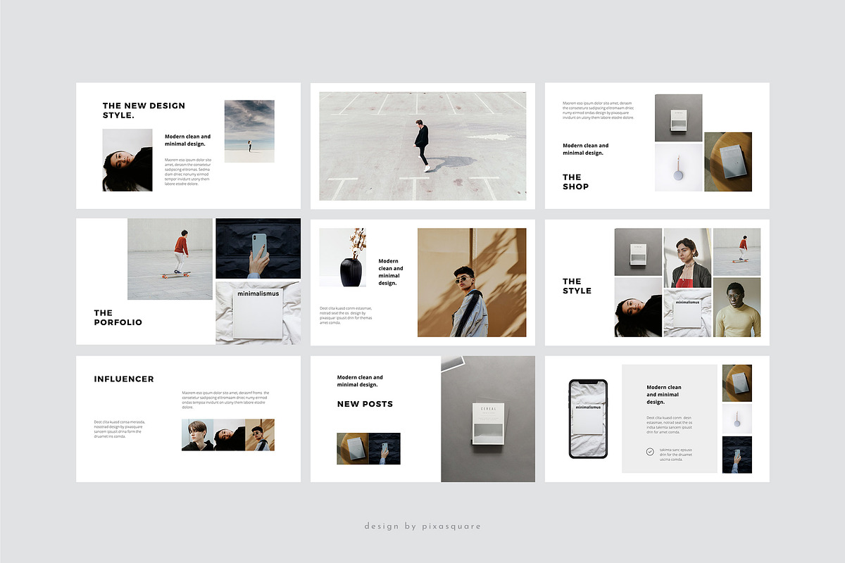 MODEN - Keynote Style Template, a Presentation Template by PixaSquare