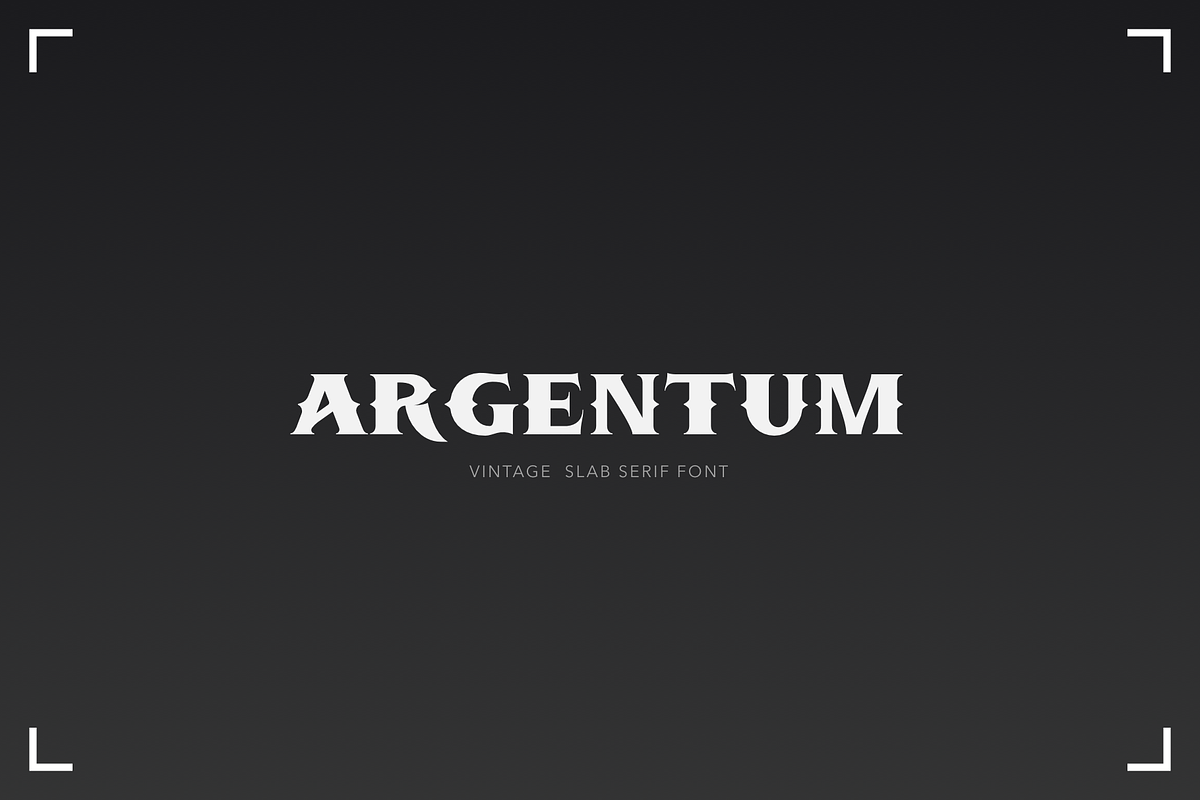 ARGENTUM - Vintage Serif Font, a Serif Font by vix.vix (Photo 1 of 6)