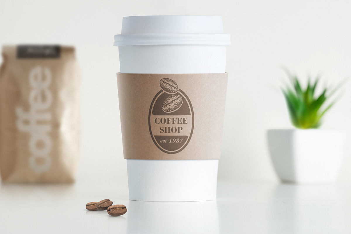 12 Vintage Coffee Logos & Badge, a Branding & Logo Template by Intijaya Studio (Photo 5 of 9)