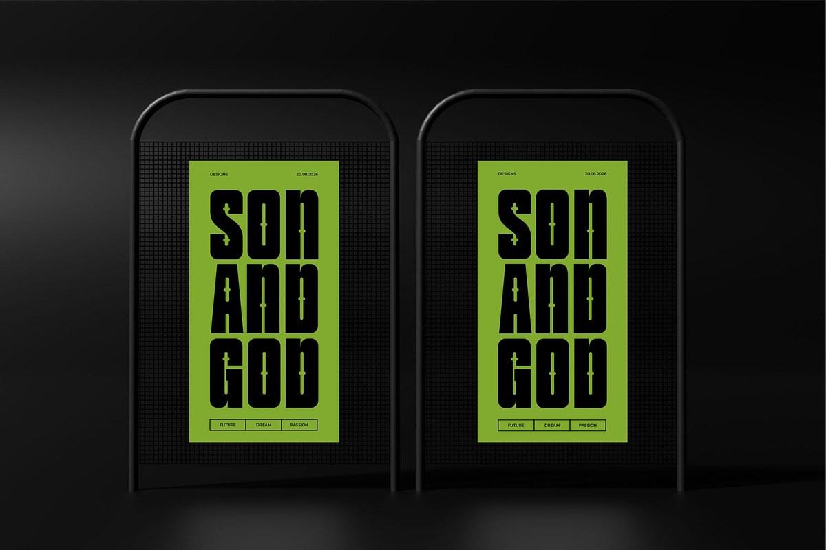 Museno | Thick Powerful Display Font, a Sans Serif Font by Ermedia Studio (Photo 6 of 10)